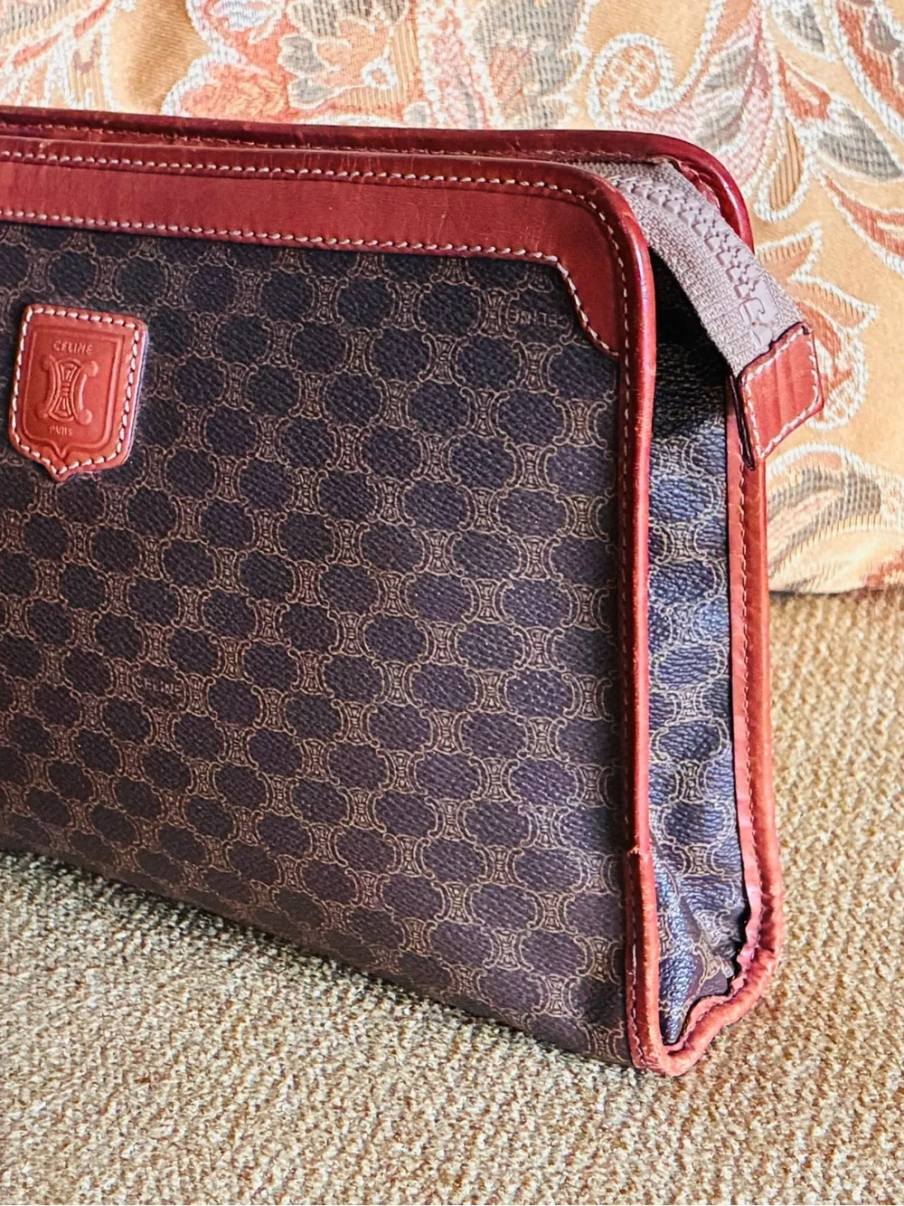 👨🏻‍💼Celine Macadam Celine Envelope Zippered Pouch Macadam vintage unisex
